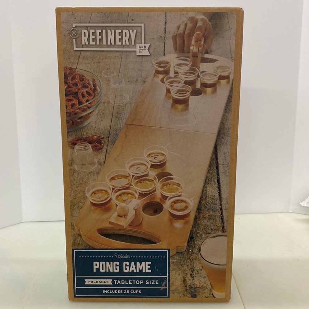 WOODEN PONG GAME by Refinery & Co.